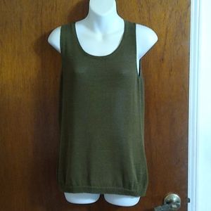 Green Coldwater creek top and sweater